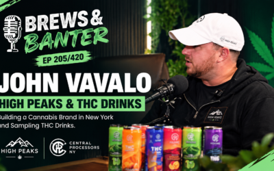 Ep 205/420 From Central NY to High Peaks: John Vavalo, Building a Cannabis Brand & THC Drinks!